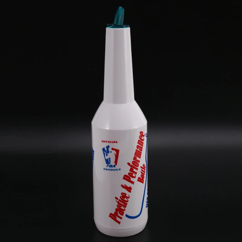 Белая профессиональная пластиковая прочная барная бутылка для тренировок Flair