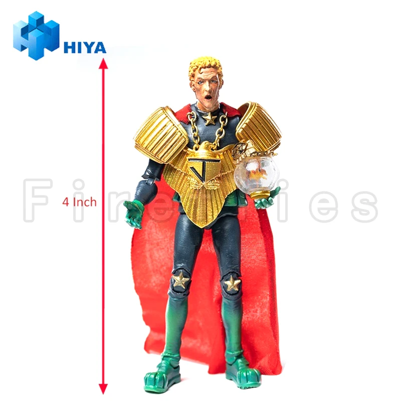 

1/18 HIYA Action Figure Exquisite Mini Series Judge Dredd Chief Judge Caligula Anime Collection Model Toy Free Shipping