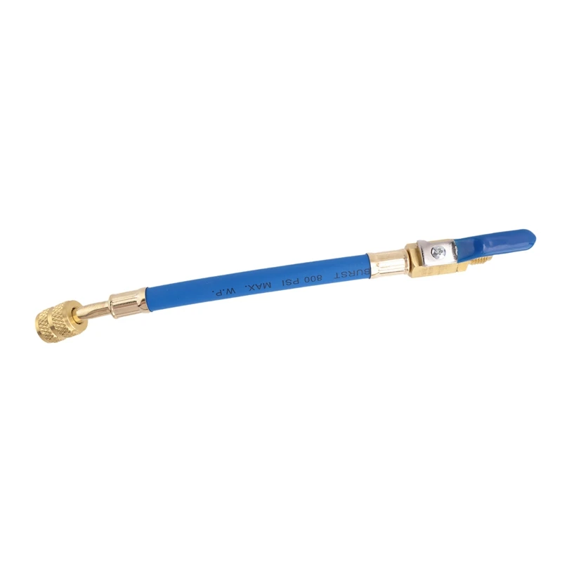 R134A R410 R22 HBA-B03 PSI Manifold Gauge Set A/C Refrigeration Charging Hose HVAC Refrigerant Hoses With Ball Valve Parts