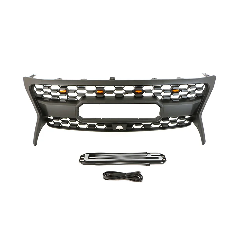 

Body parts Car front bumper grill for Lexus LX570 Grille with light DRL 2012-2015 LX 570 Body kit