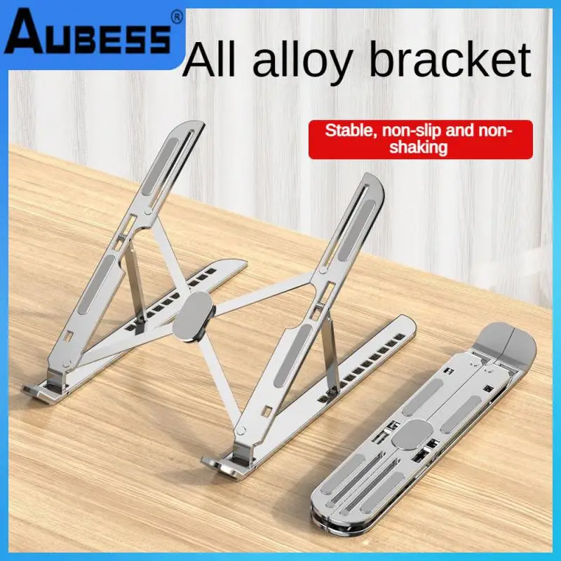 

Hollow Heat Dissipation Specially Customized For Tablets Notebook Stand High Standard Dual Axis Design Aluminum Laptop Stand