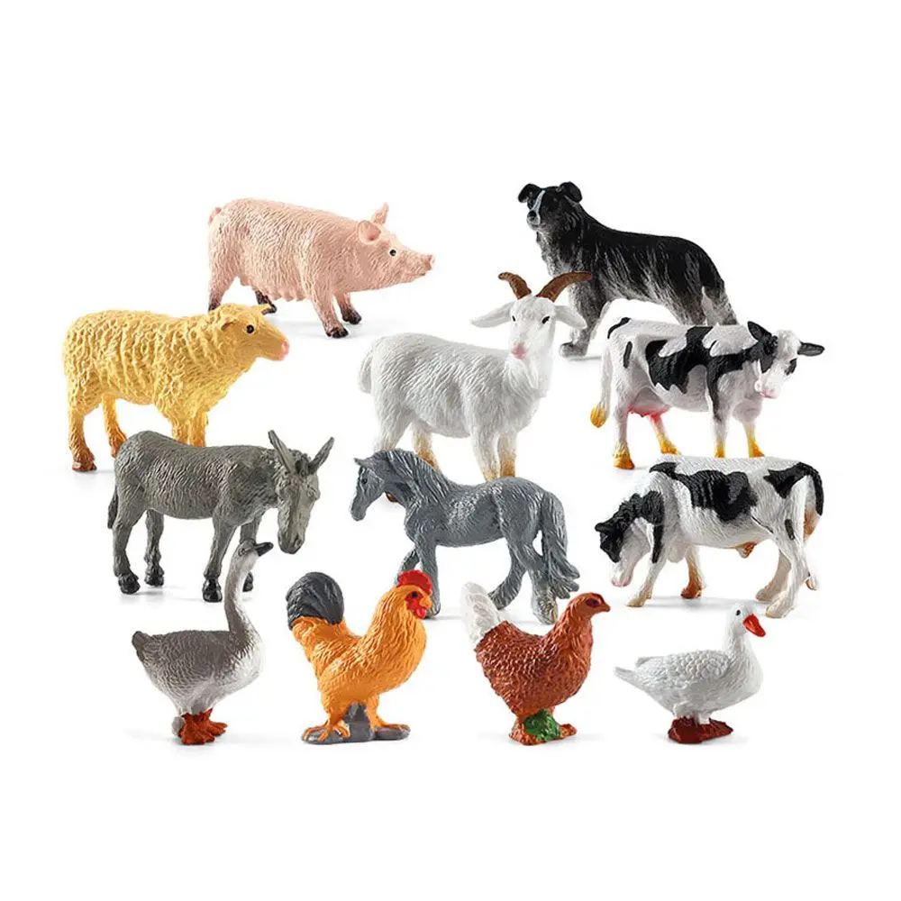 

Миниатюрные фигурки животных из пластика