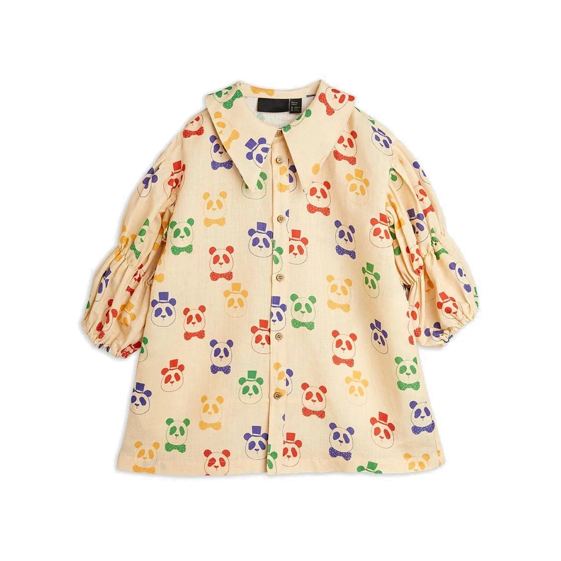 2022 MR Spring and Summer New Boys and Girls Sunflower Flower Panda Series Casual Dress