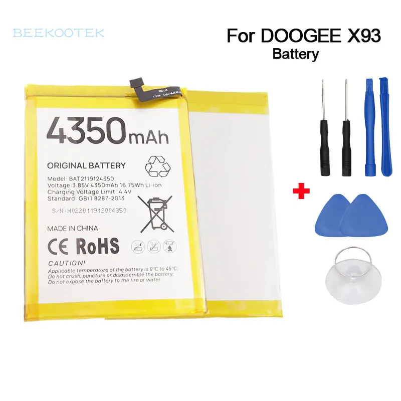 

New Original DOOGEE X93 Battery Inner Phone Battery Repair Replacement Accessories Parts For DOOGEE X93 6.1 Inch Smart Phone