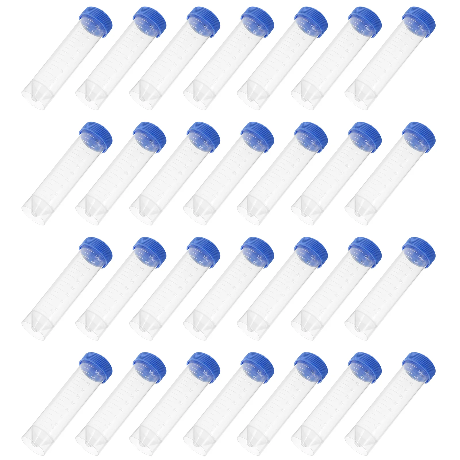 

500 Pcs Container Test Tube Laboratory Plastic Centrifuge Tubes Experiment Containers Cap Caps Screw