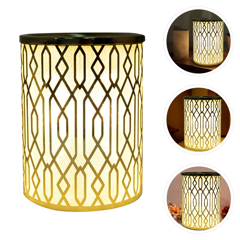 

Elegant Fragrance Light Hollowed Fragrance Lamp Essential Oil Lamp EU Plug
