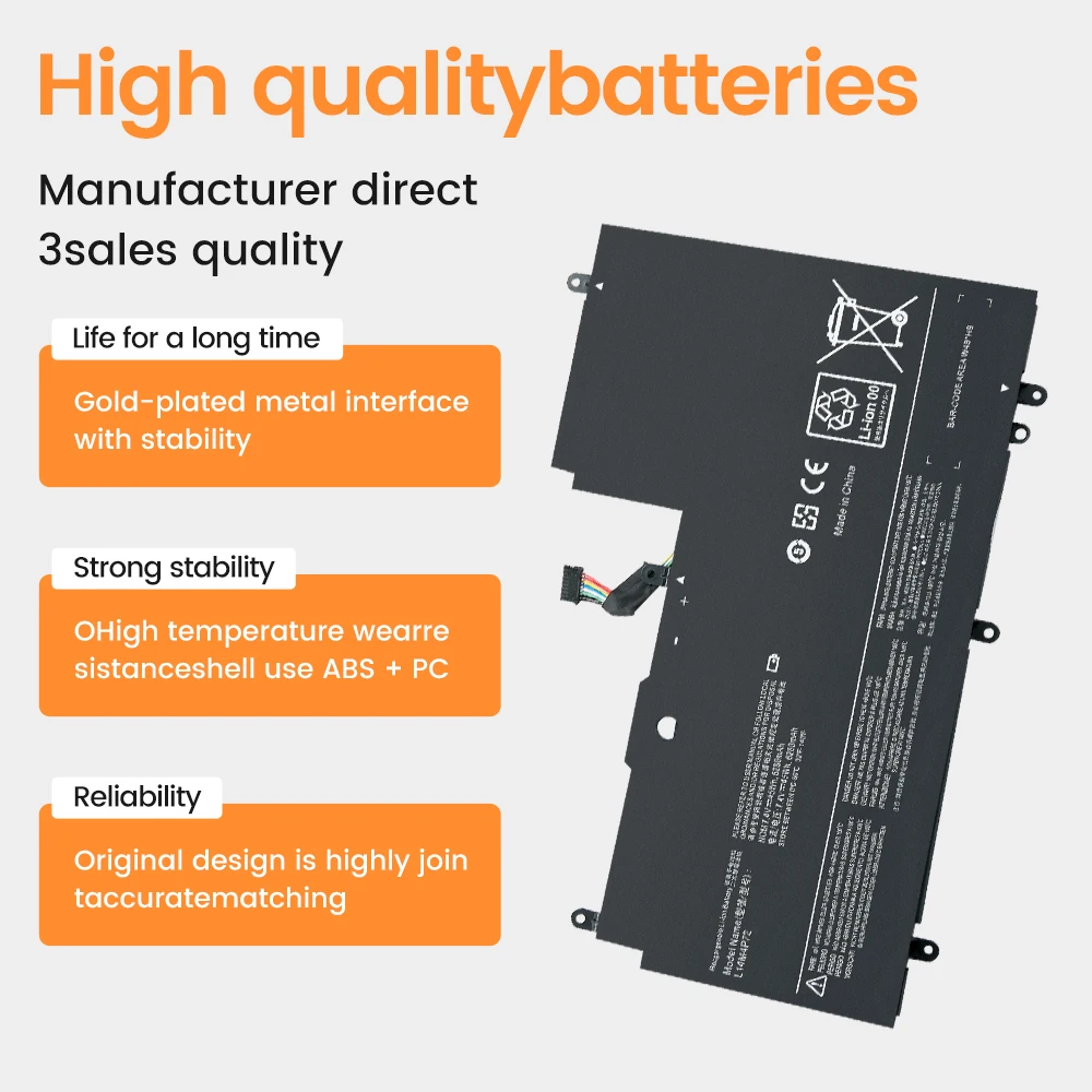 Аккумулятор L14S4P72 L14M4P72 для ноутбука Lenovo Yoga 3 14 700 14ISK Series 14-IFI 14-ISE 6230 мАч