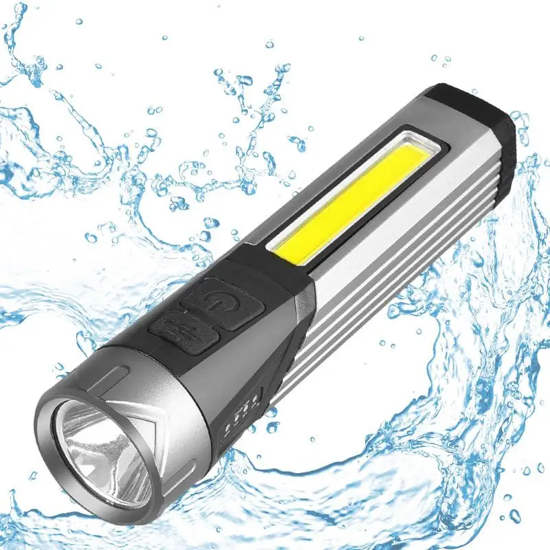 

LED Work Lights With Magnetic Base Rechargeable Work Lights With Magnetic Base Waterproof LED Job Site Lighting Flashlights For