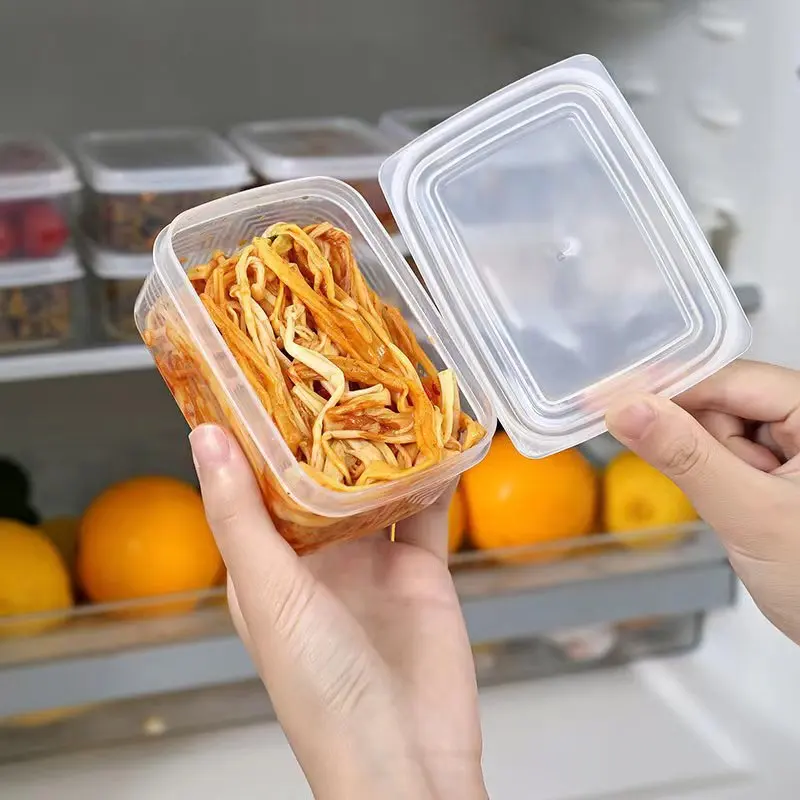 

Dustproof Japanese Refrigerator Frozen Meat Storage Box Freezer Special Food Grade Crisper Kitchen Storage Sealed Safety Box