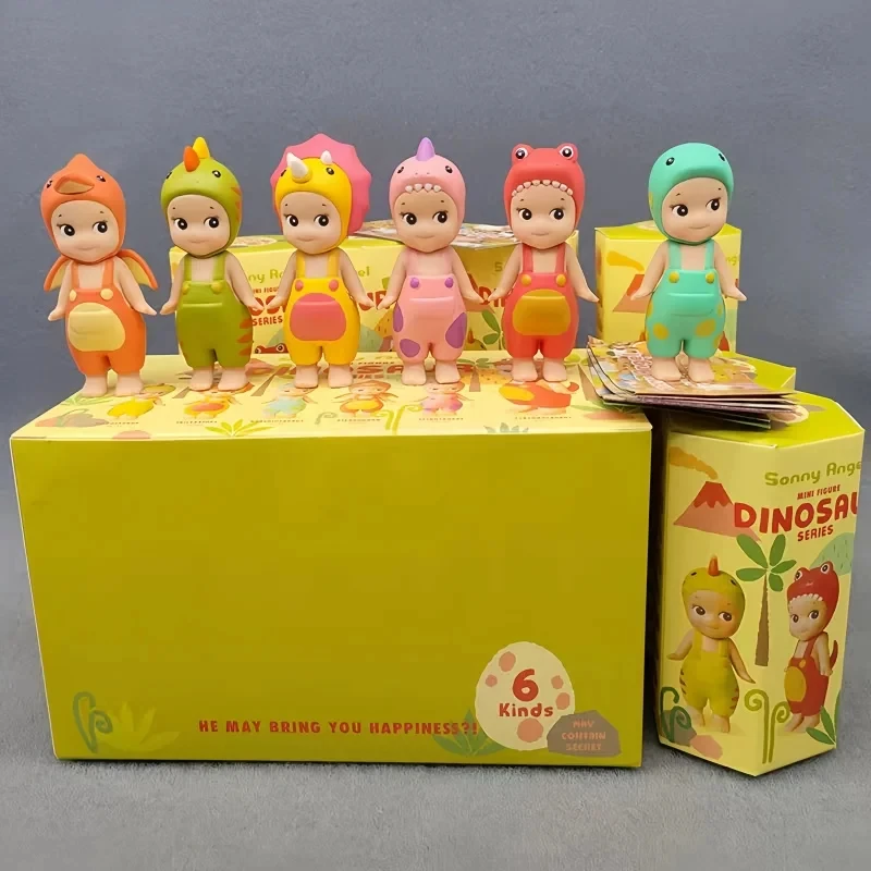 Слепая коробка Sonny Angel серия динозавров аниме-фигурки украшения Сеуль клубничные