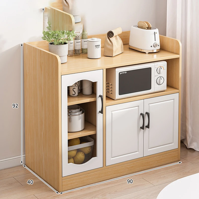 Кухонный остров буфет мебель роскошный Органайзер деревянная полная витрина