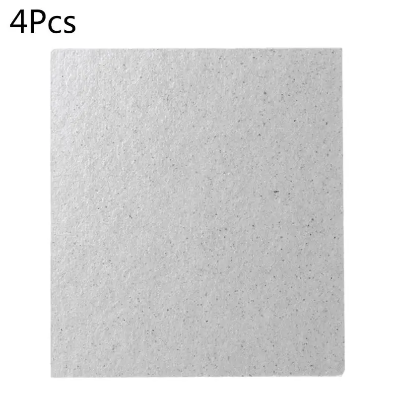 

4pcs Universal Microwave Oven Mica Plates Sheets Cover Thick Replacement Part for Home Appliances