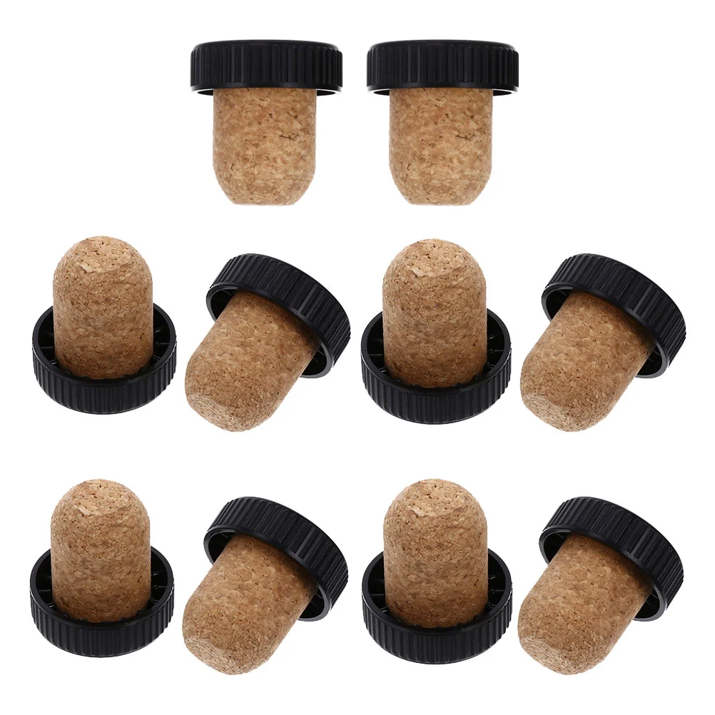 

Bottle Stopper Cork Stoppers Corks Cap Sealing Saver Reusable Bottleschampagne Plug Wooden Beer Replacement Plugs Sealer