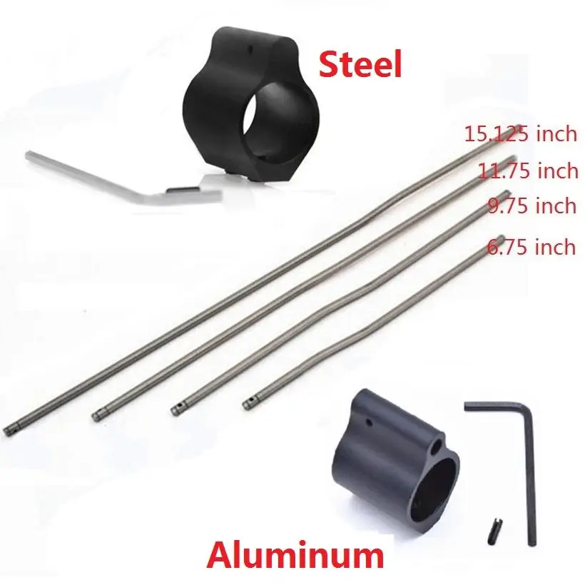 

Микро-рулонная газовая трубка низкого профиля. 750 5,56 223 со стальным рулонным штифтом Тактический диаметр 0,75 дюйма подходит для M4 AR15 рулонный ...