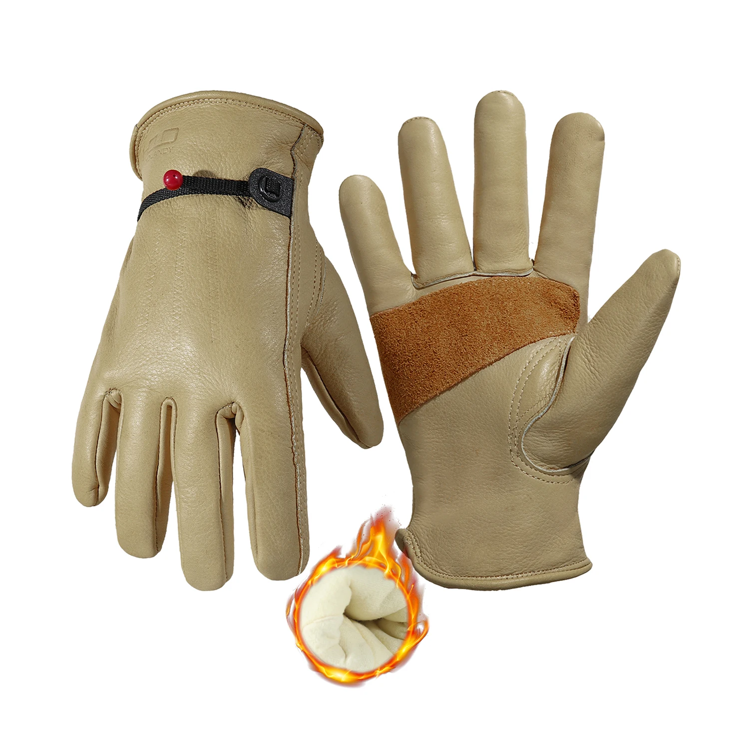 

HANDLANDY зимние кожаные перчатки для водителя