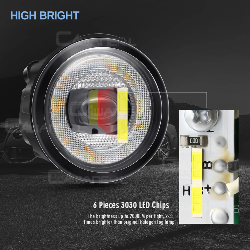 2 х автомобильные светодиодные противотуманные фары в сборе для Nissan Rogue 2011 2012 2013 30