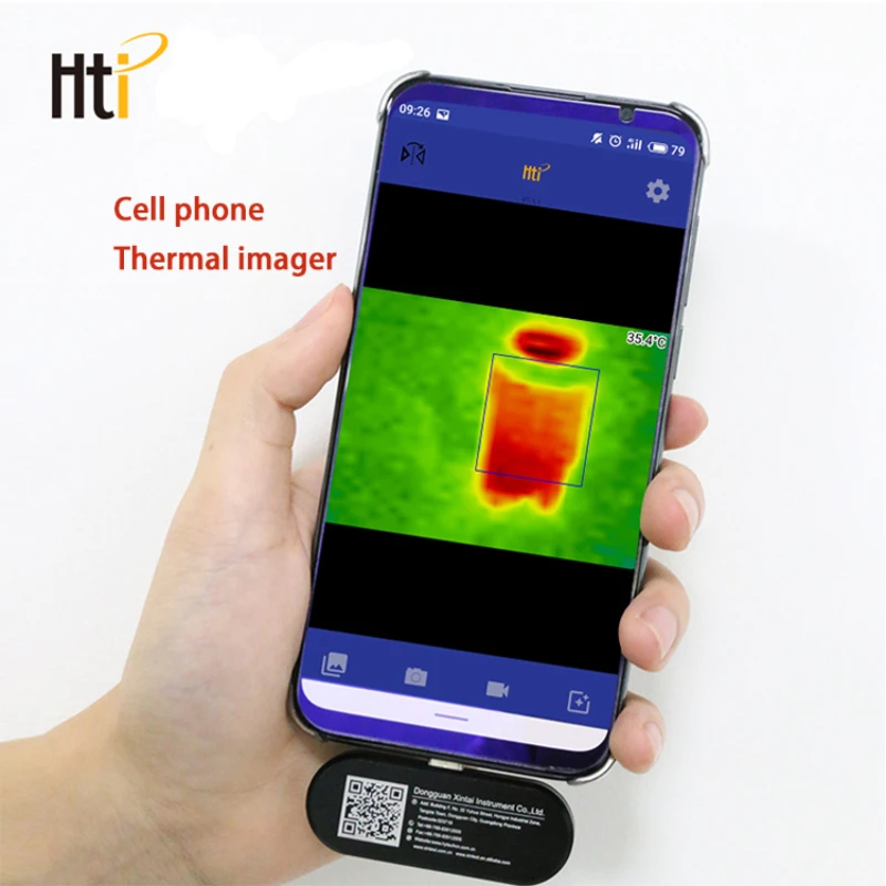 

Small Thermal Imaging Camera infrared imager Night vision 3 Use for Mobile Phone or Type-C thermal camera HT-102
