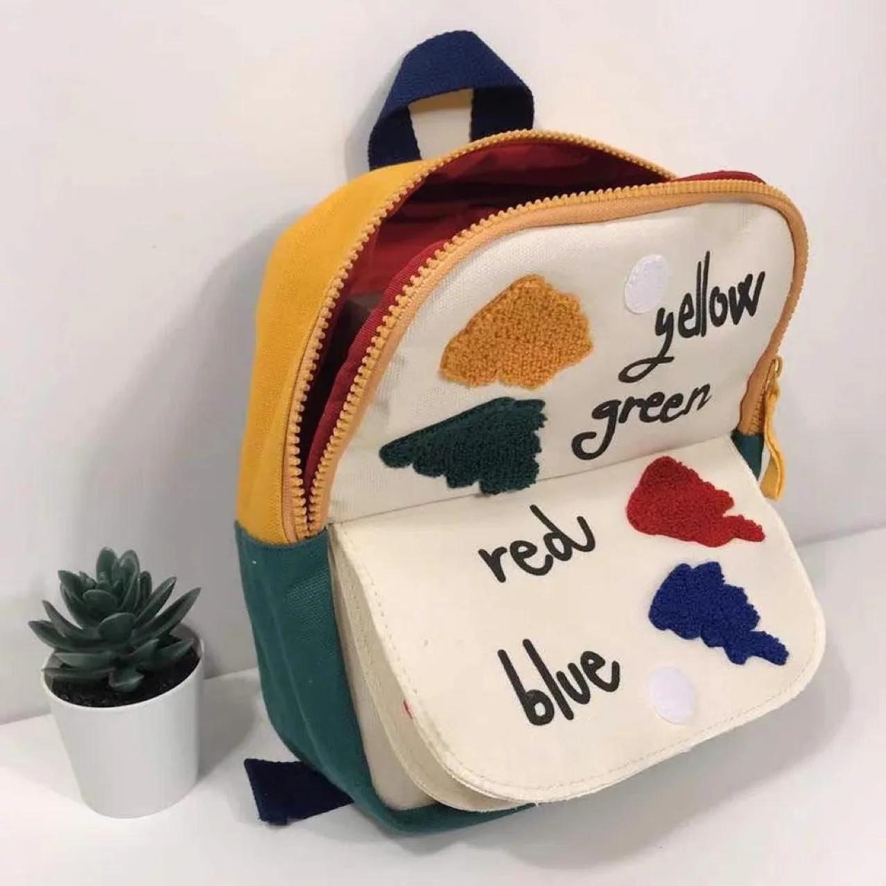 

Kids Backpack Fashion Children's School Bag Print Graphics Bags Boys Girls Canvas Backpack Baby Kindergarten Preschool Backpack