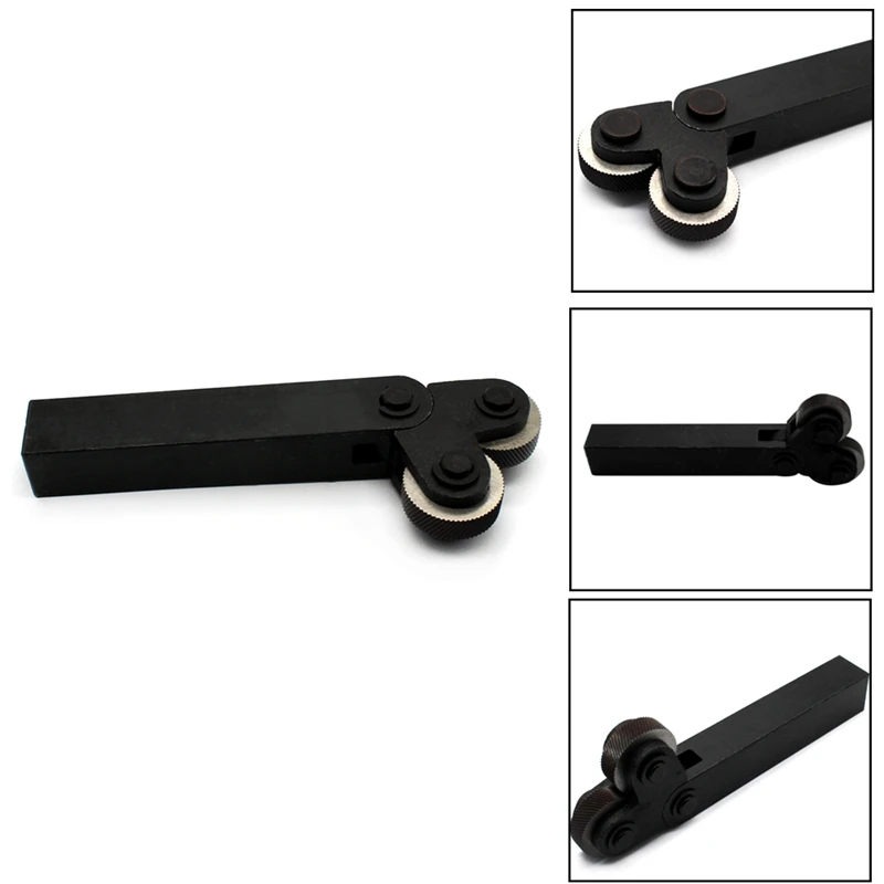 

Steel Lathe Cutter Tool Holder Hob Knurling Knife +Knurling Wheel HSS Inner Hole Embossing Wheel