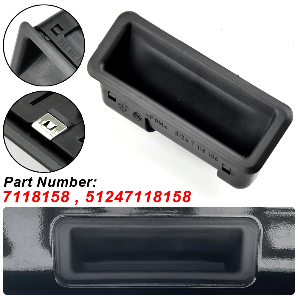 

Car Rear Door Boot Switch Trunk Handle For BMW 1 3 5 X1 X5 X6 Series E82 E88 E90 E91 E92 E93 E60 E61 E84 E70 E71 51247118158