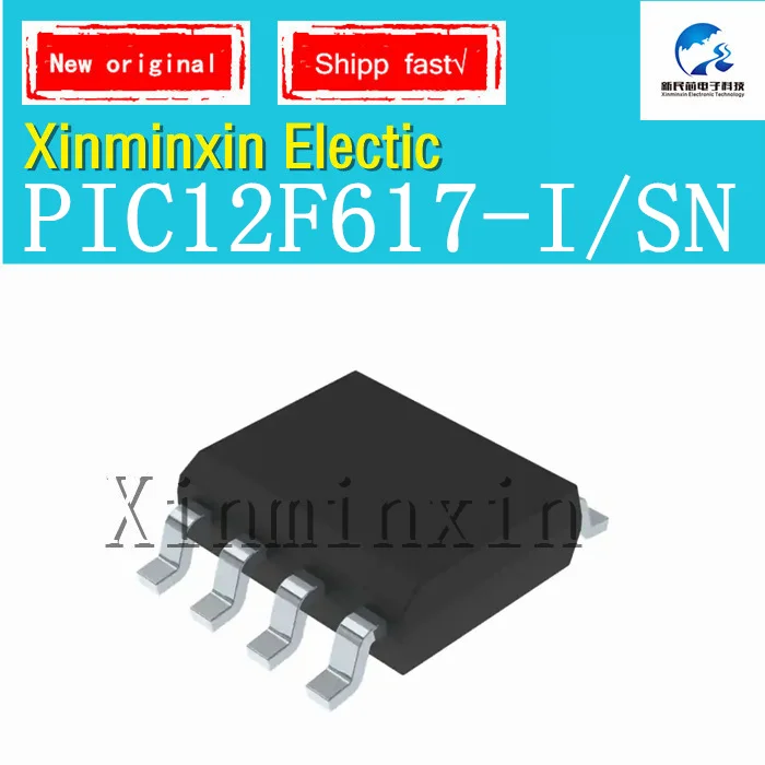 

1 шт./партия, новая оригинальная микросхема PIC12F617-I/SN SOP8 IC