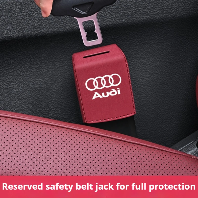 Защитная розетка для ремня безопасности автомобиля Audi A3 Q5 Q3 Q4 A5 A6 A7 A8 A4 B8 B7 C7 RS3 RS4 RS5