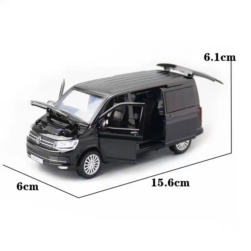 Модель автомобиля мультифургона Volkswagen multivan t6mpv из сплава высокотехнологичная