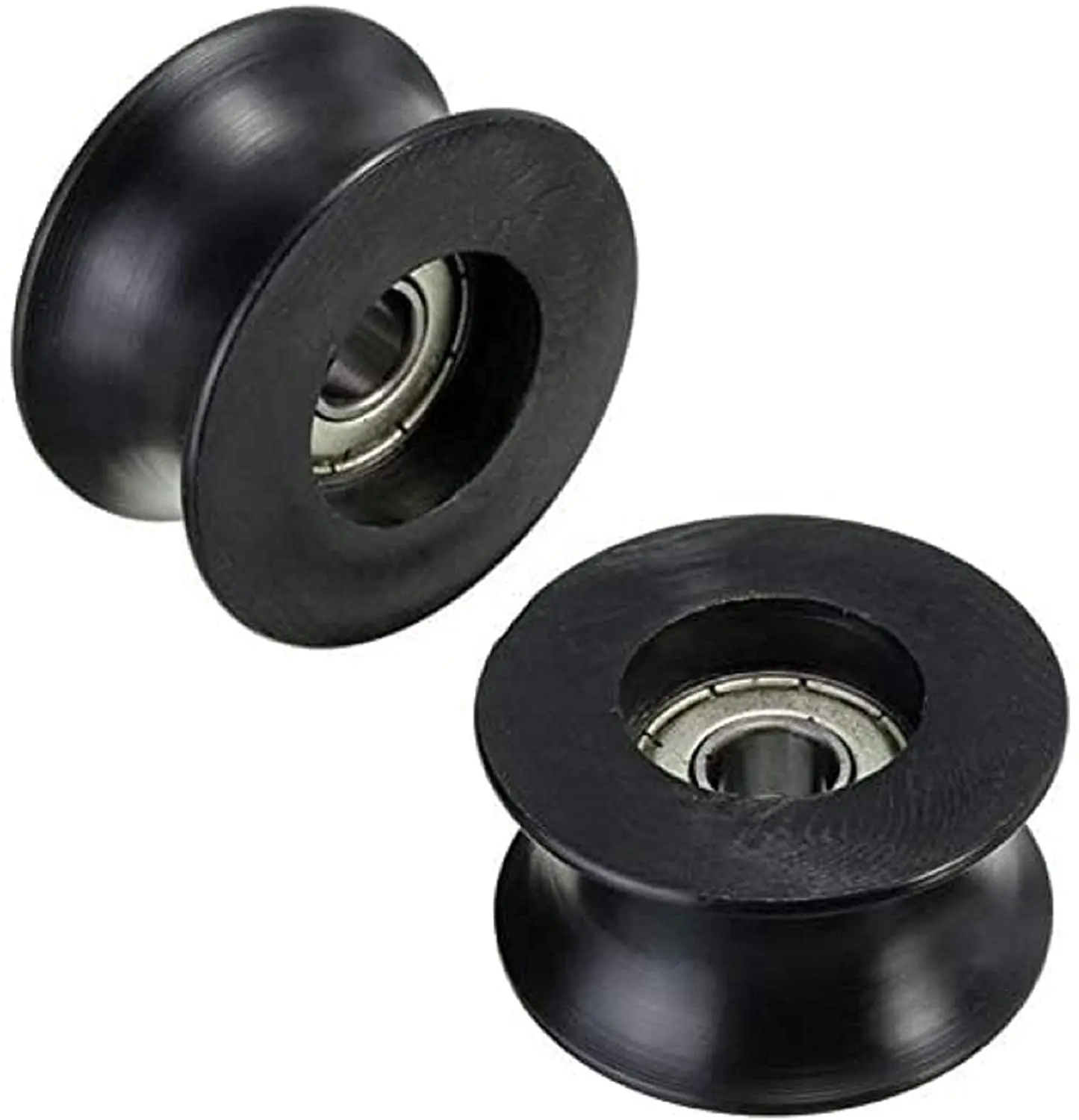 4pcs U type groove pulley nylon Guide Pulley Rolling Bearing U Groove Roller Wheel 8x40x20mm for Driving Equipment Doors Windows images - 6