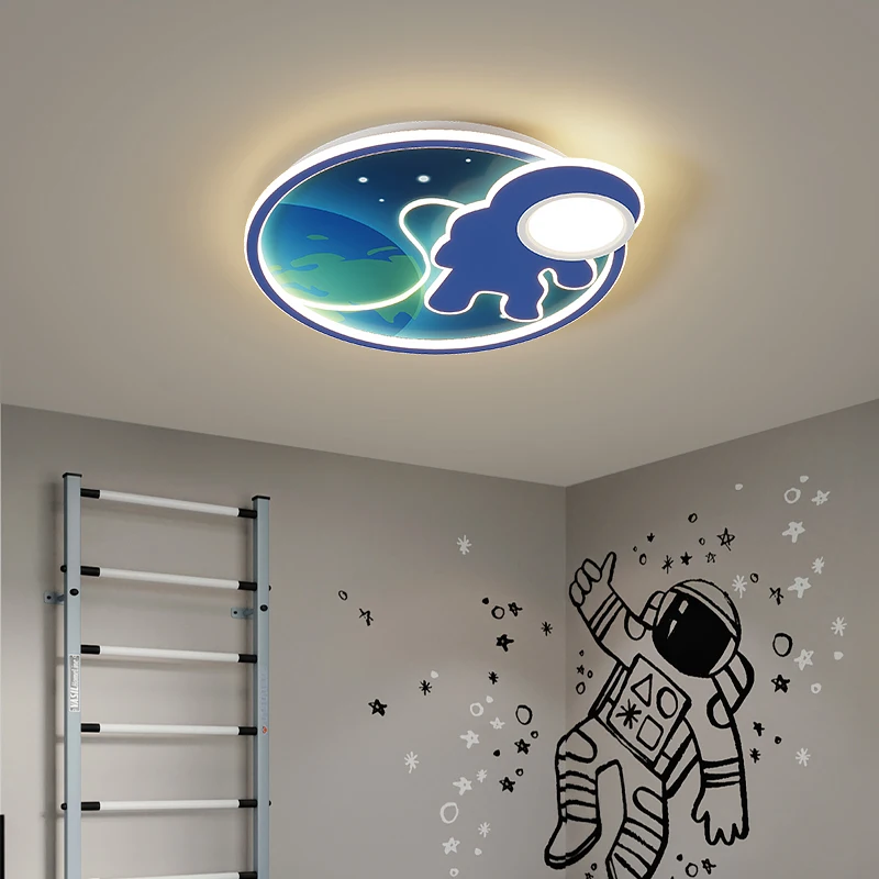 

Round Modern LED Ceiling Chandelier For Kids Room Dimmable Creativity Cartoon Children's Boy Girl Bedroom study home Chandelier