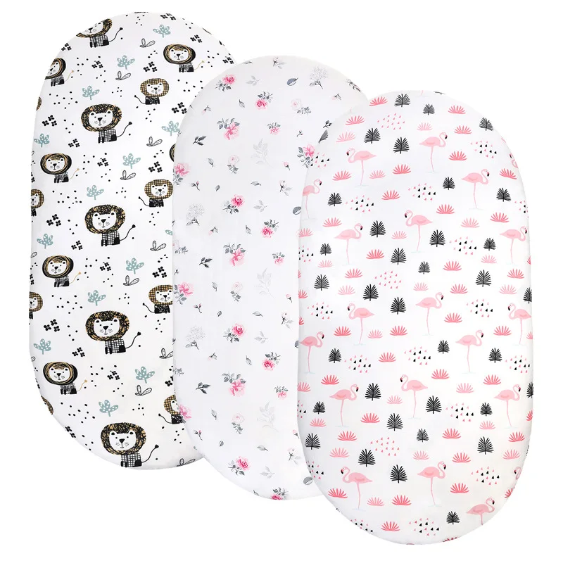 

Newborn Baby Care Accessories Set Polyester Cotton Cartoon Fitted Sheet Baby Crib Props Bed Sheet Small Size Mattress Cover