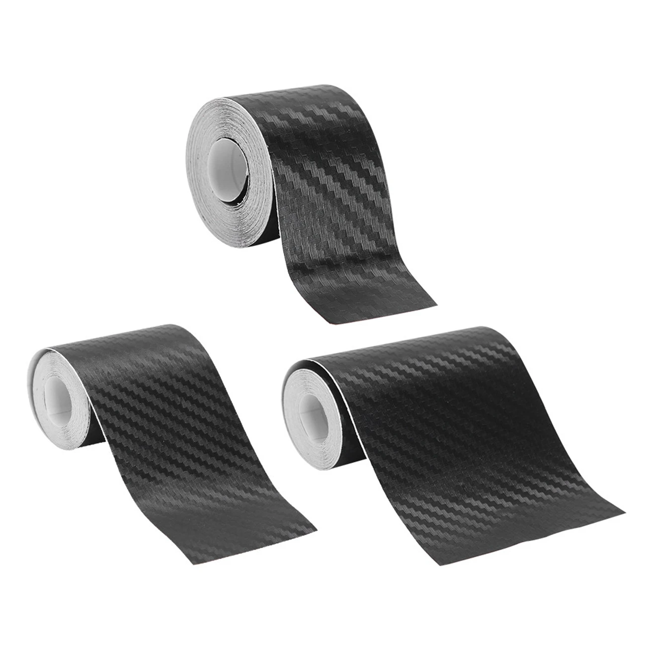 3D Carbon Fiber Strips Car Sticker 3-10M DIY Paste Rolls Auto Anti Scratch Protector Tape Waterproof Interior Exterior Film | Автомобили и