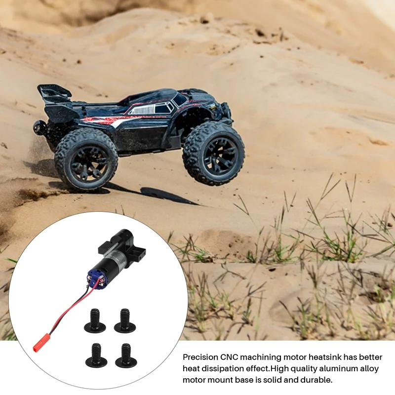 

Metal 370 Motor Gearbox Gear Box With Drive Shaft For WPL C14 C24 B24 B36 MN D90 MN99S RC Car Upgrade Accessories