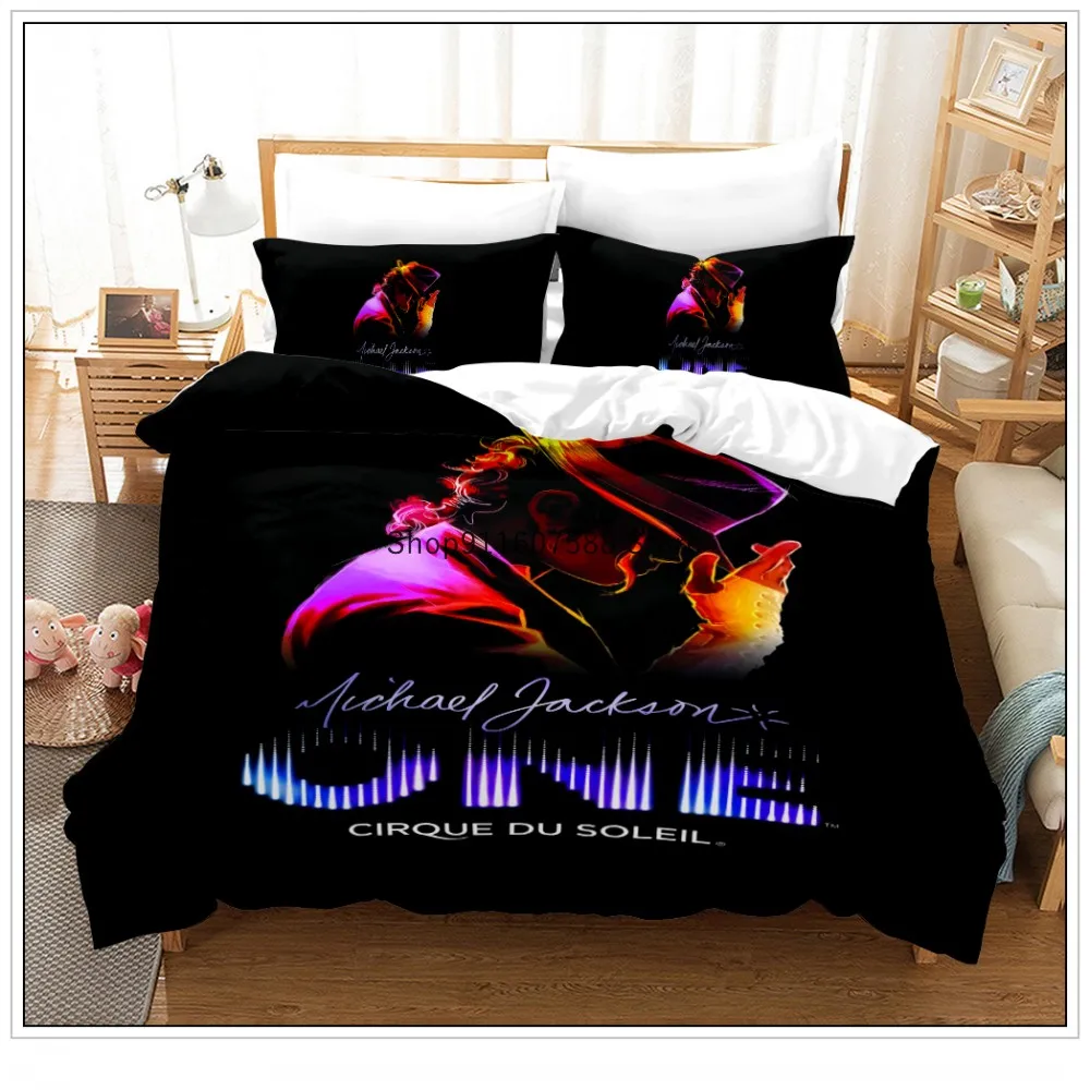 

Jackson Bedding Set Duvet Covers Character 3D Printed Home Textile Luxury Bed Set 200x200cm S