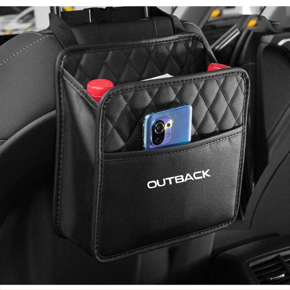 

for Subaru OUTBACK Car Trash Can Organizer Box Tools Garbage Bag Car Seat Storage Bag Stowing Tidying
