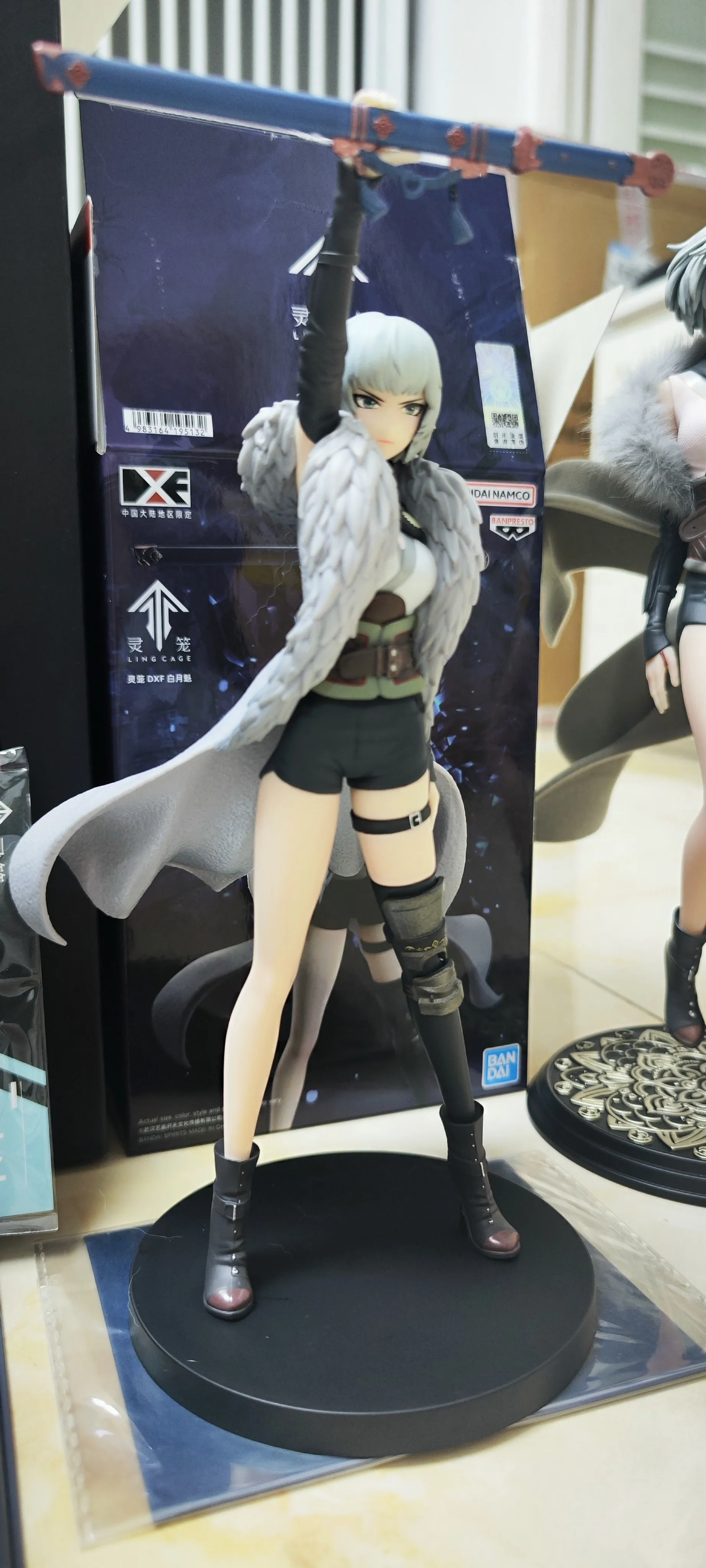 Фото Bandai 21 см Incarnation Bai Yuekui фигурка стоячий меч поднимающая анимационная модель игрушка подарочная коллекция украшение орнамент ПВХ №3