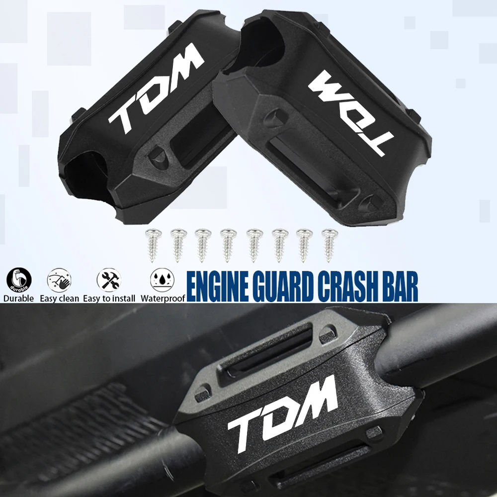 

Universal Motorcycles Parts For Yamaha TDM900 TDM850 TDM 900 850 25MM Engine Crash Bar Protection Bumper Decorative Guard Block