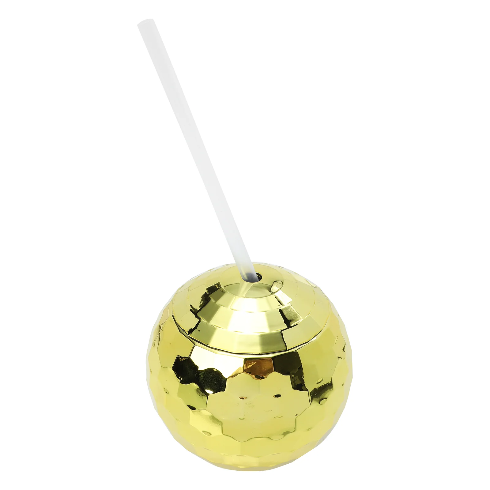 

Disco Cup Cups Cocktail Party Tumbler Straw Bar Straws Lid Drinking Drinks Glitter Mini Discothemed Decorations Accessories