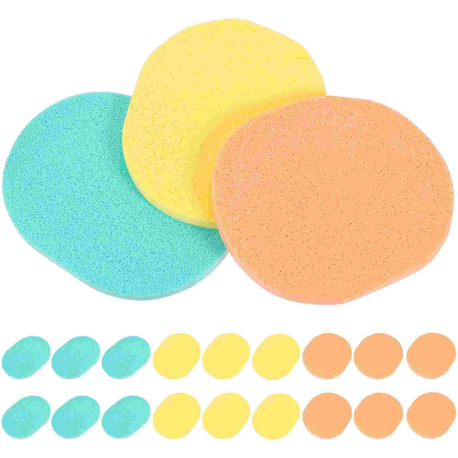 

Wash Face Sponge Facial Cleansing Sponge Fashion Makeup Tools Compressed Pad Powder Puff Face Clean Tool Random Color