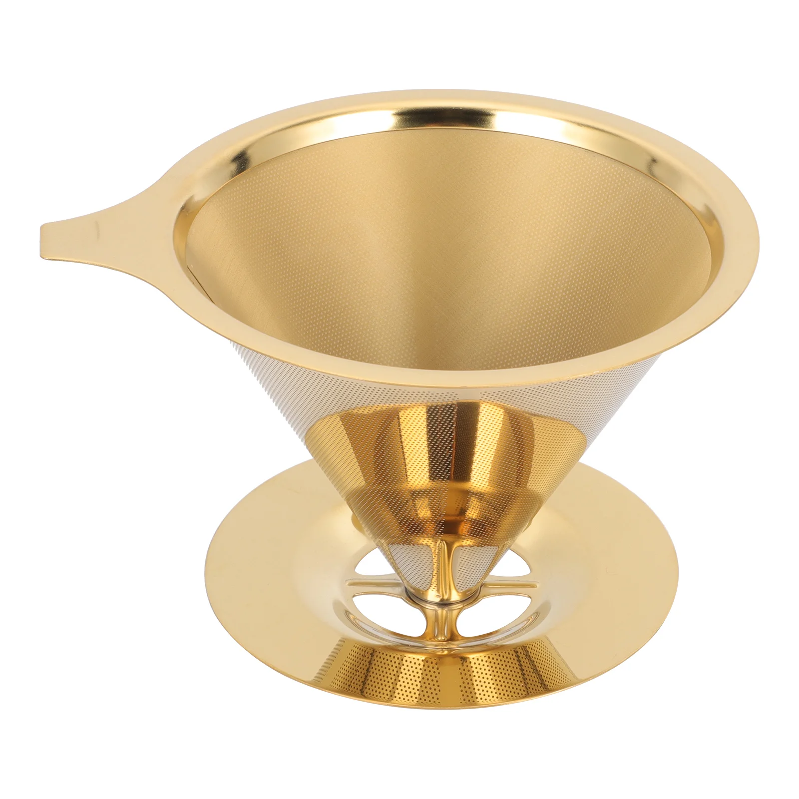 

Coffee Filter Paperless Maker Office Cone Soundbar Bracket Screen Stainless Steel Dripper