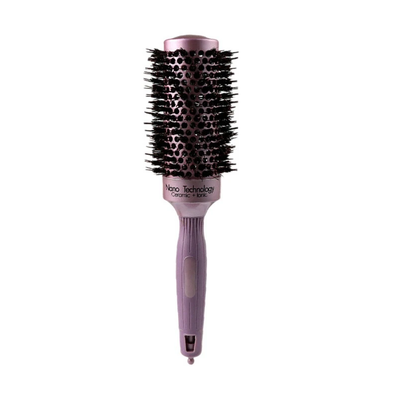 

Ceramic Hair Brush, Round Hair Brush With Boar Bristles For Drying, Styling, Curling, Adding Hair Volume And Shine 45Mm