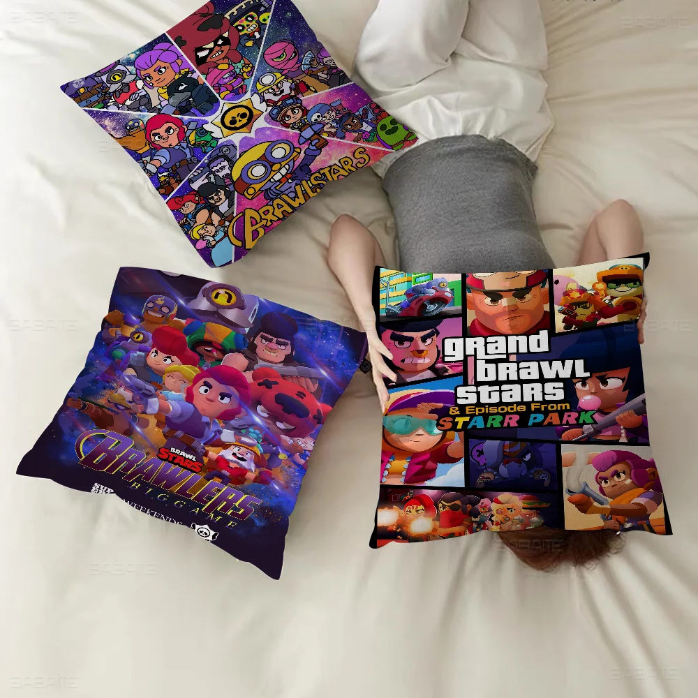 Game B-rawl S-Stars Personalized picture text home decorative pillows Household Gifts 45x45cm