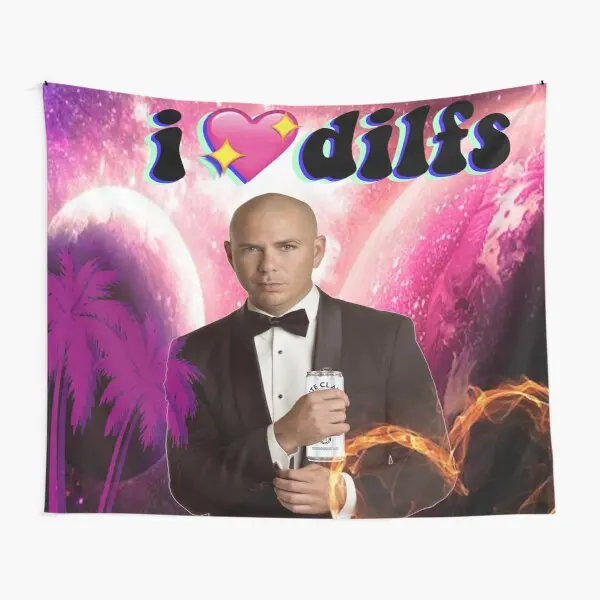 

I Love Dilfs Tapestry Bedspread Colored Room Living Yoga Decor Hanging Decoration Towel Art Home Beautiful Printed Bedroom