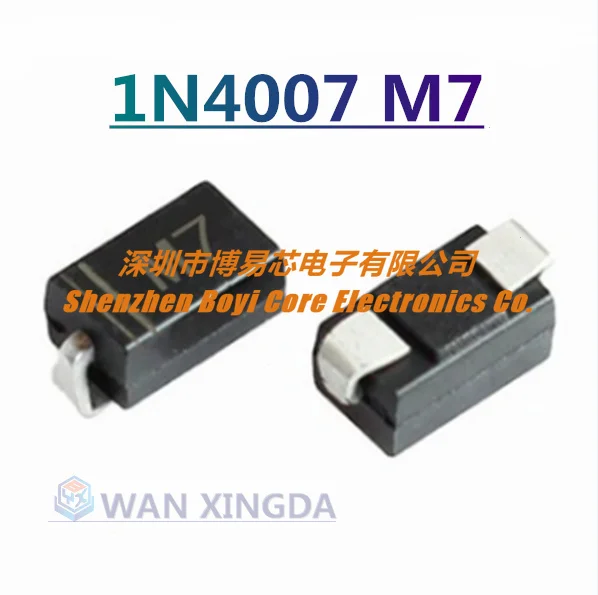 100 шт. M1 M2 M4 m7f A7 SMA выпрямительный диод 1A SMD 1N4001 4002 4004 4007 ss310 RS1M RS2M es1d es1j us1m и другие диоды Schottky