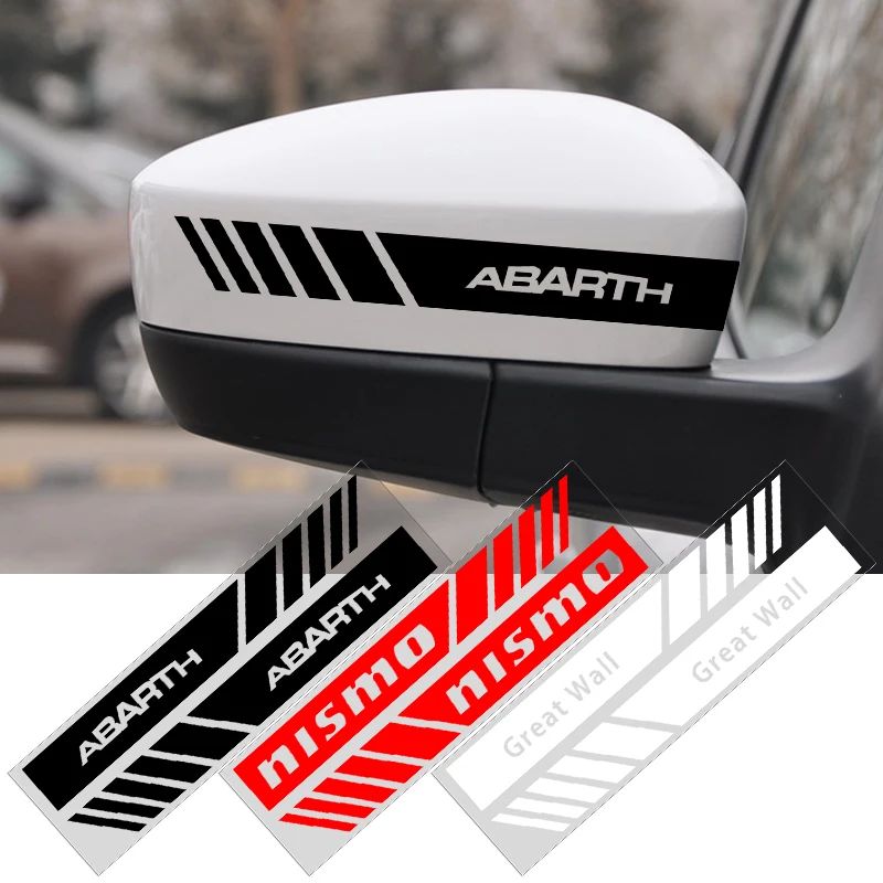 

Car sticker Rearview mirror decoration sticker Auto accessories For Ford Focus Mondeo Kuga Fiesta MK7 Explorer Edge 2 4 MK2 MK4