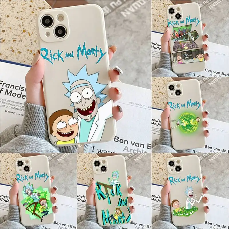 

Ricks And Morties Phone Case For Iphone 7 8 Plus X Xr Xs 11 12 13 Se2020 Mini Mobile Iphones 14 Pro Max Case