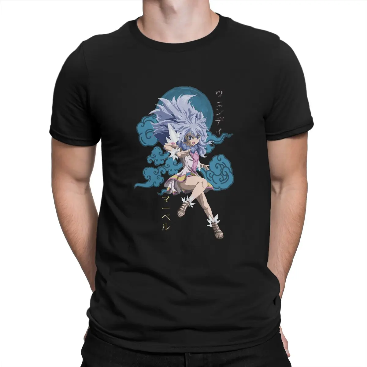 

Wendy Marvell Men TShirt FAIRY TAIL EARTH LAND Anime Crewneck Tops Fabric T Shirt Funny Top Quality Birthday Gifts