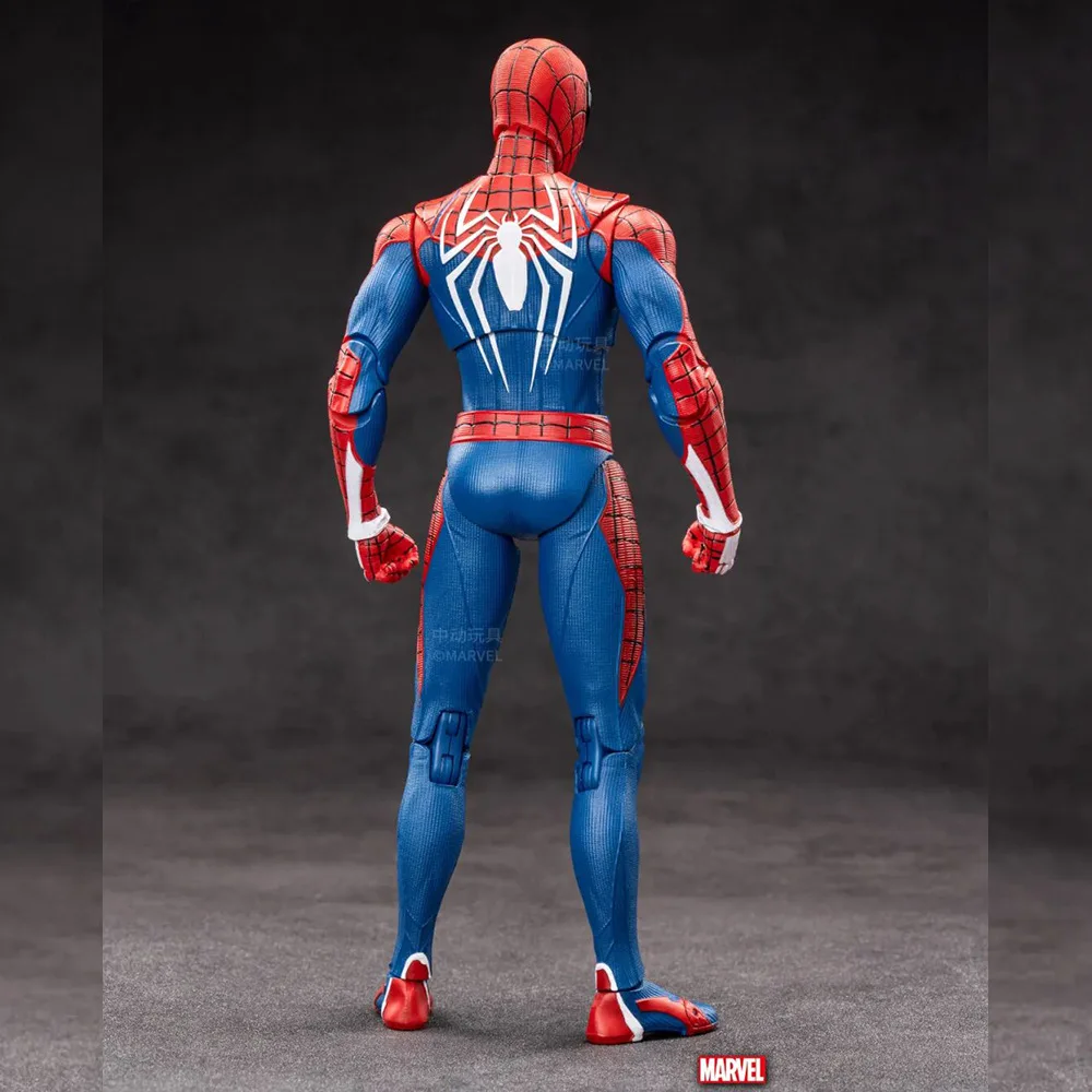 Фото Игрушка ZD Toy Spider-Man: Новая фигурка Человека-паука Питера Паркера (PS4) в золотом, черном, красном и железном костюмах, а также фигурка Железного Паука Хобби Брауна. Подарок. №2