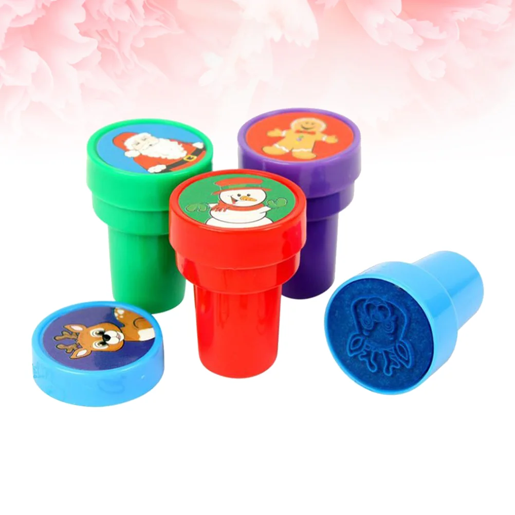 

8 Christmas Stampers for Kids Kids Scrapbooking Stamps Craft Project Stamp Stampers Christmas Stamps Rubber