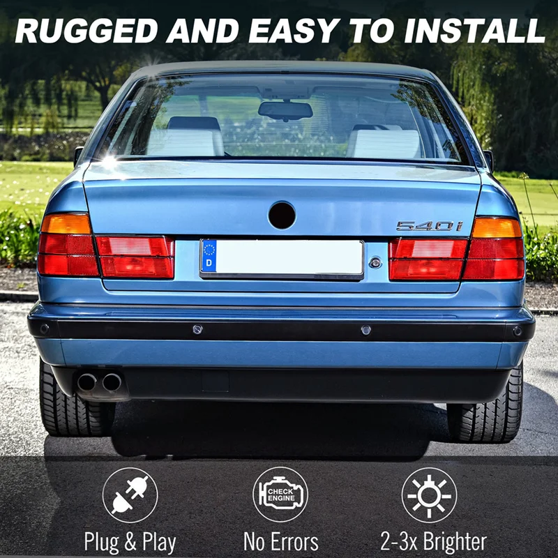 Для BMW 5 серии E34 518I 520I 525I 525Ix 530I 535I 540I 1988-1995 1 пара внешних боковых галогенных задних