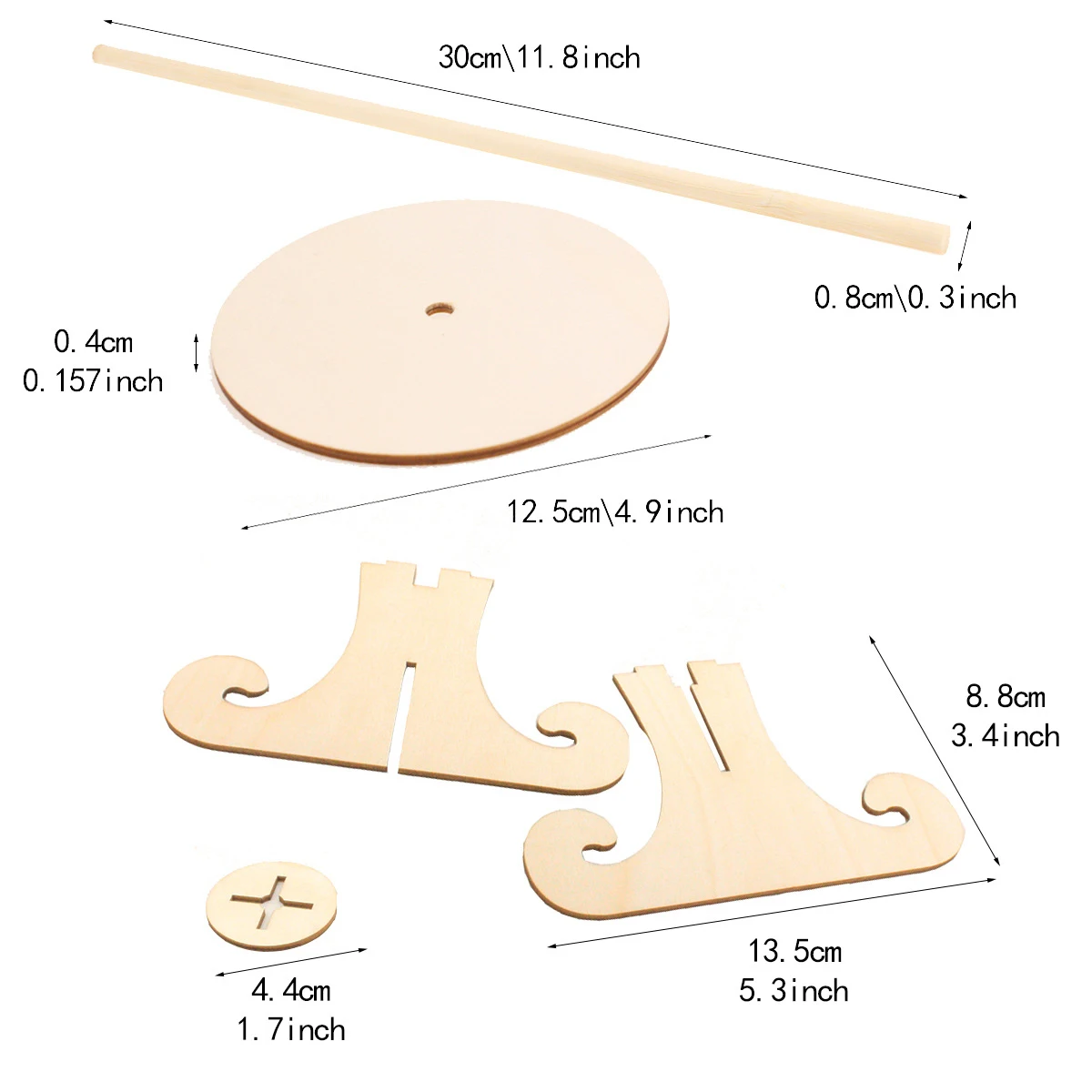 Деревянная настенная подставка для пончиков держатель детский стол дня рождения